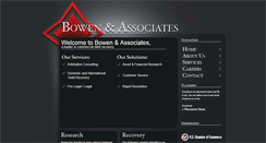 Desktop Screenshot of bowen-associates.net