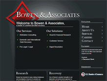 Tablet Screenshot of bowen-associates.net